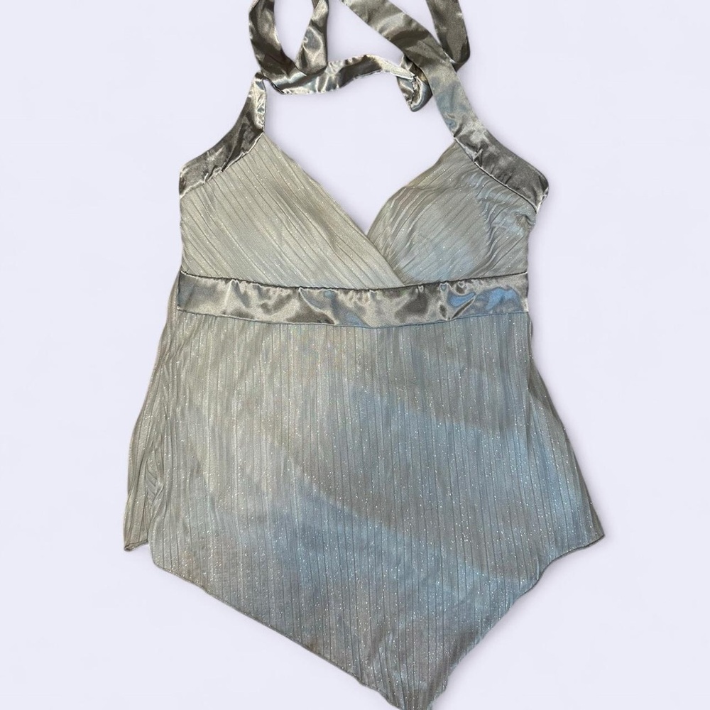 Studio 1940 Shimmering Gray Top